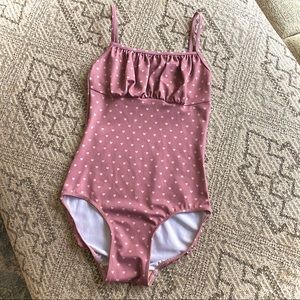 SOLD Elevé Dancewear Cassandra Sweetheart print cami leotard - Medium